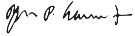 President Signature